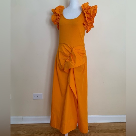Ulla Johnson Isabella Dress in Marigold - Picture 6 of 14